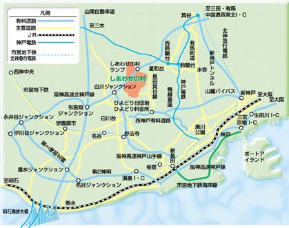 しあわせの村あんしんすこやかセンター(地域包括支援センター)MAP